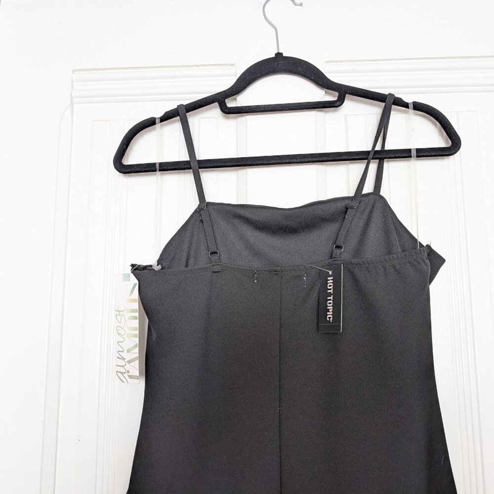 Hot Topic Almost Famous Spaghetti Strap & Ruffle Midi Dress NWT Size L - Picture 5 of 12